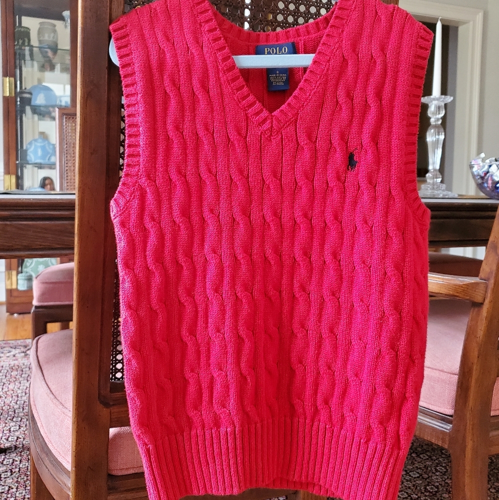 Polo Ralph Lauren Boys Cable Knit Vest